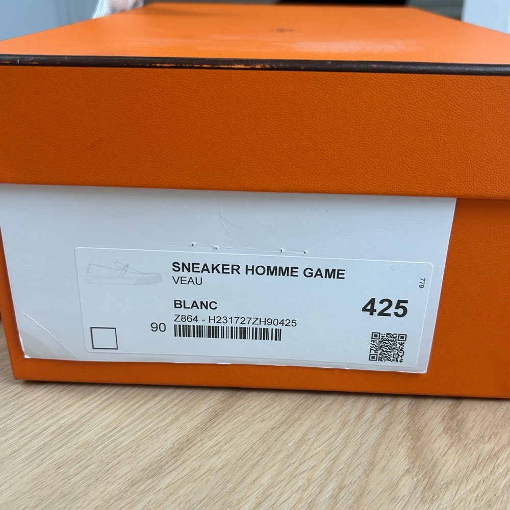 Hermes Game Slip On Sneakers Loafers 42.5 /9.5 - Picture 15 of 16
